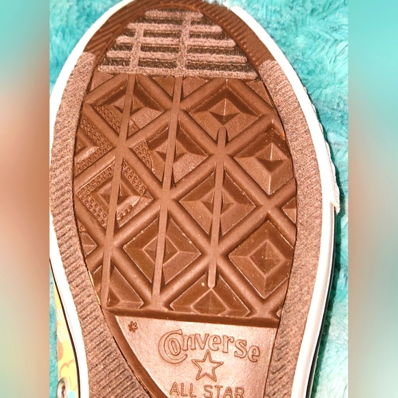 Hard to Find Converse CT Loop 2-Knot Girls Sz 4 Yellow Canvas All-Stars - Picture 4 of 13